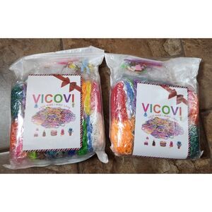 Stretchy Loom Bands – 2 Full Bags | Kids DIY Bracelet Craft Kit